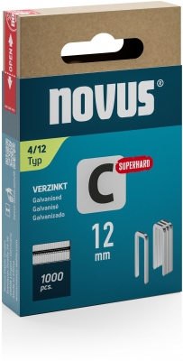 Capse Novus coroana ingusta, C tip 4, 12 mm, 1000 buc/cutie